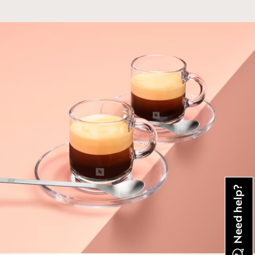 One vertuo espresso cup and saucer, NIB